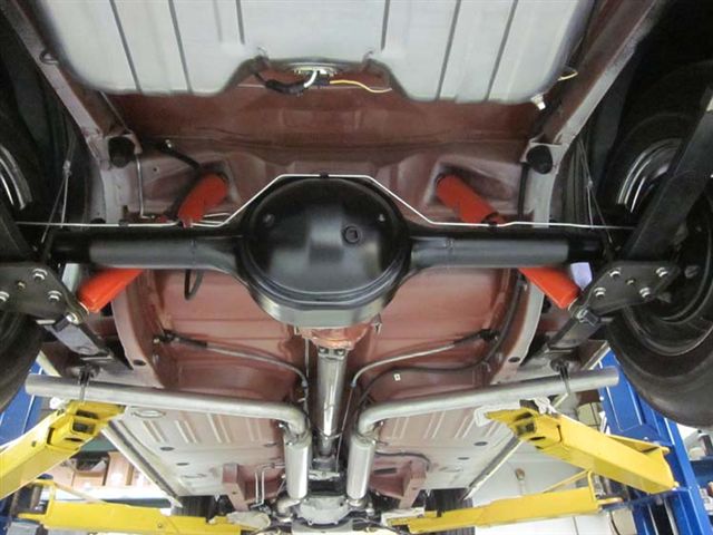 '65 Shelby GT350 rear undercarriage